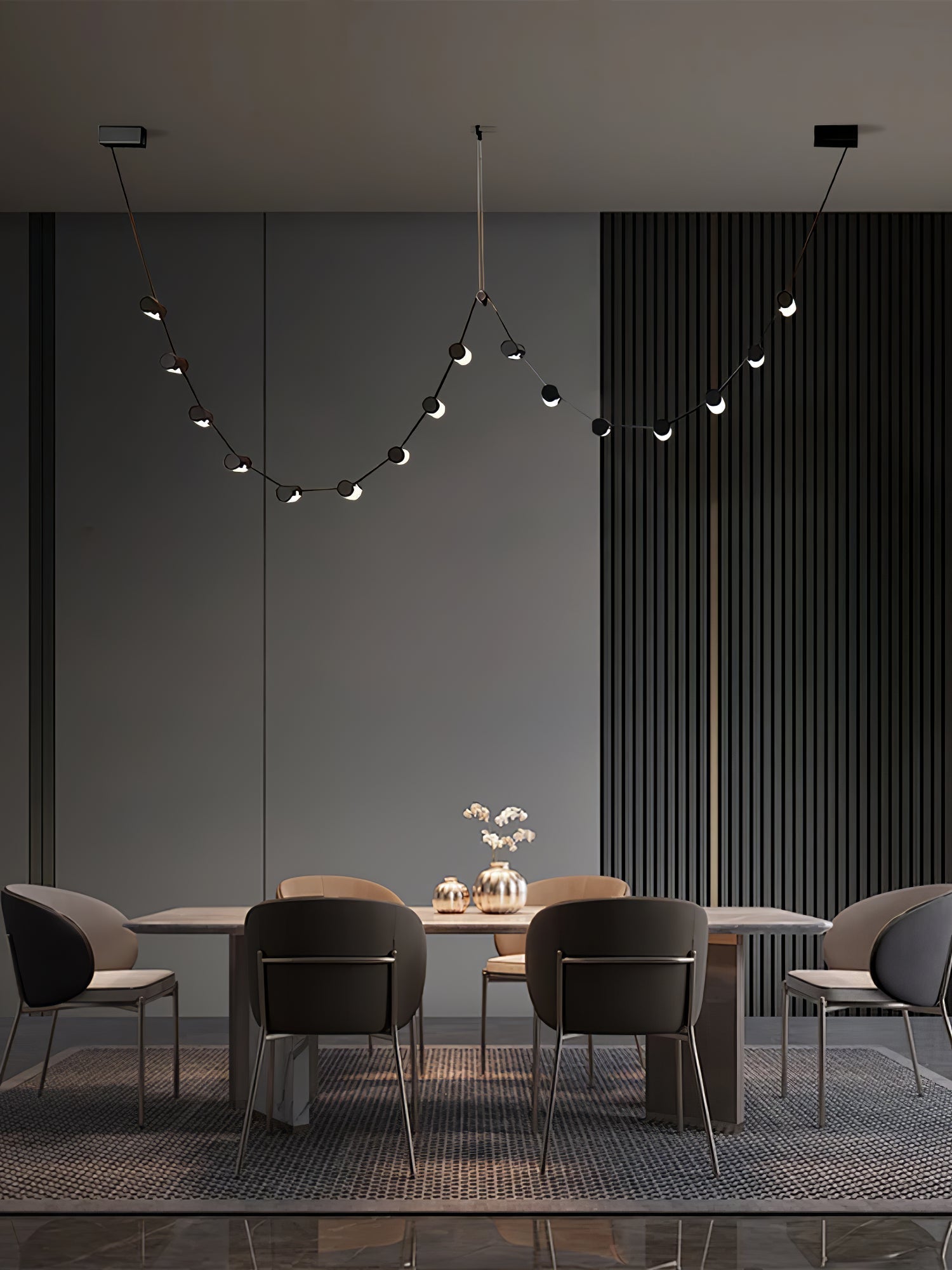 Flexura Lampe Pendante Métal Moderne Sur Rail - Neutralighting