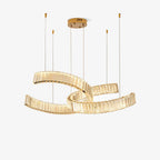 Lustra Chandelier Spiral en Cristal Doré Glam - Neutralighting