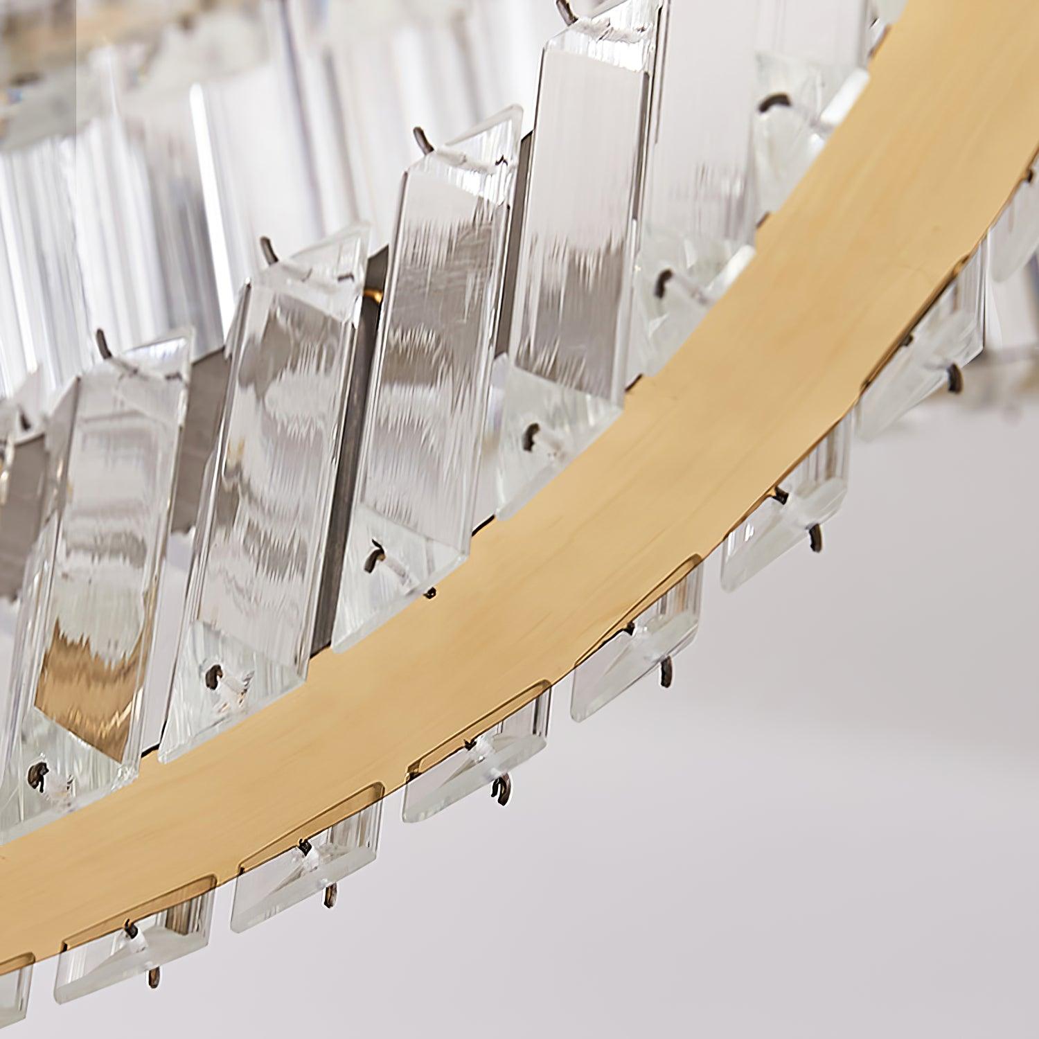 Lustra Chandelier Spiral en Cristal Doré Glam - Neutralighting