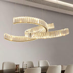 Lustra Chandelier Spiral en Cristal Doré Glam - Neutralighting