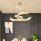 Lustra Chandelier Spiral en Cristal Doré Glam - Neutralighting