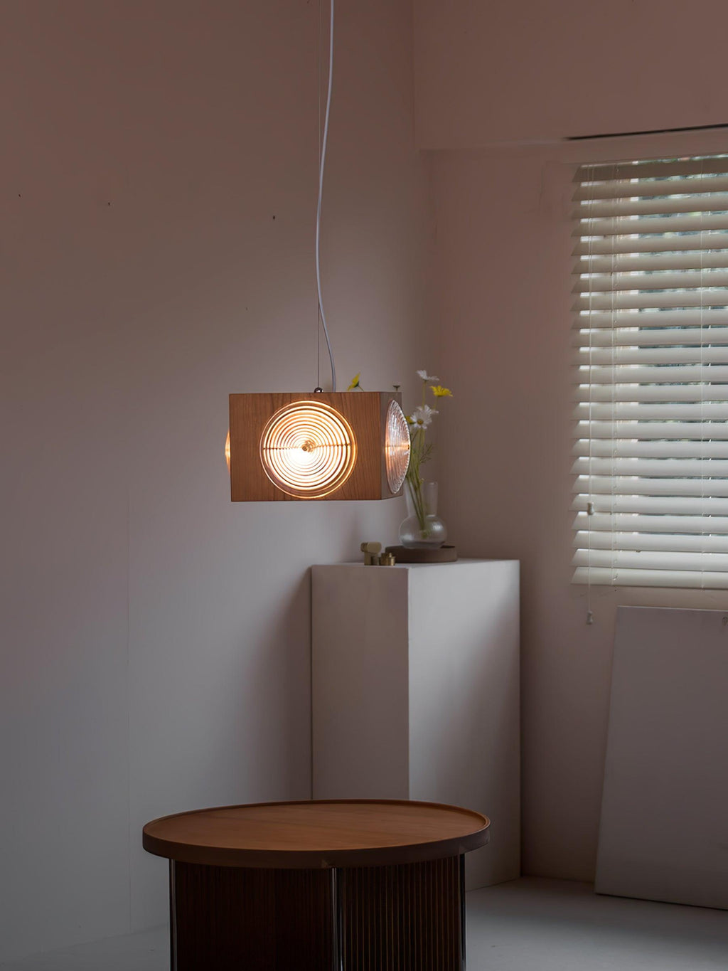 Allaeira Premium Nordic Art Bois Suspension - Neutralighting