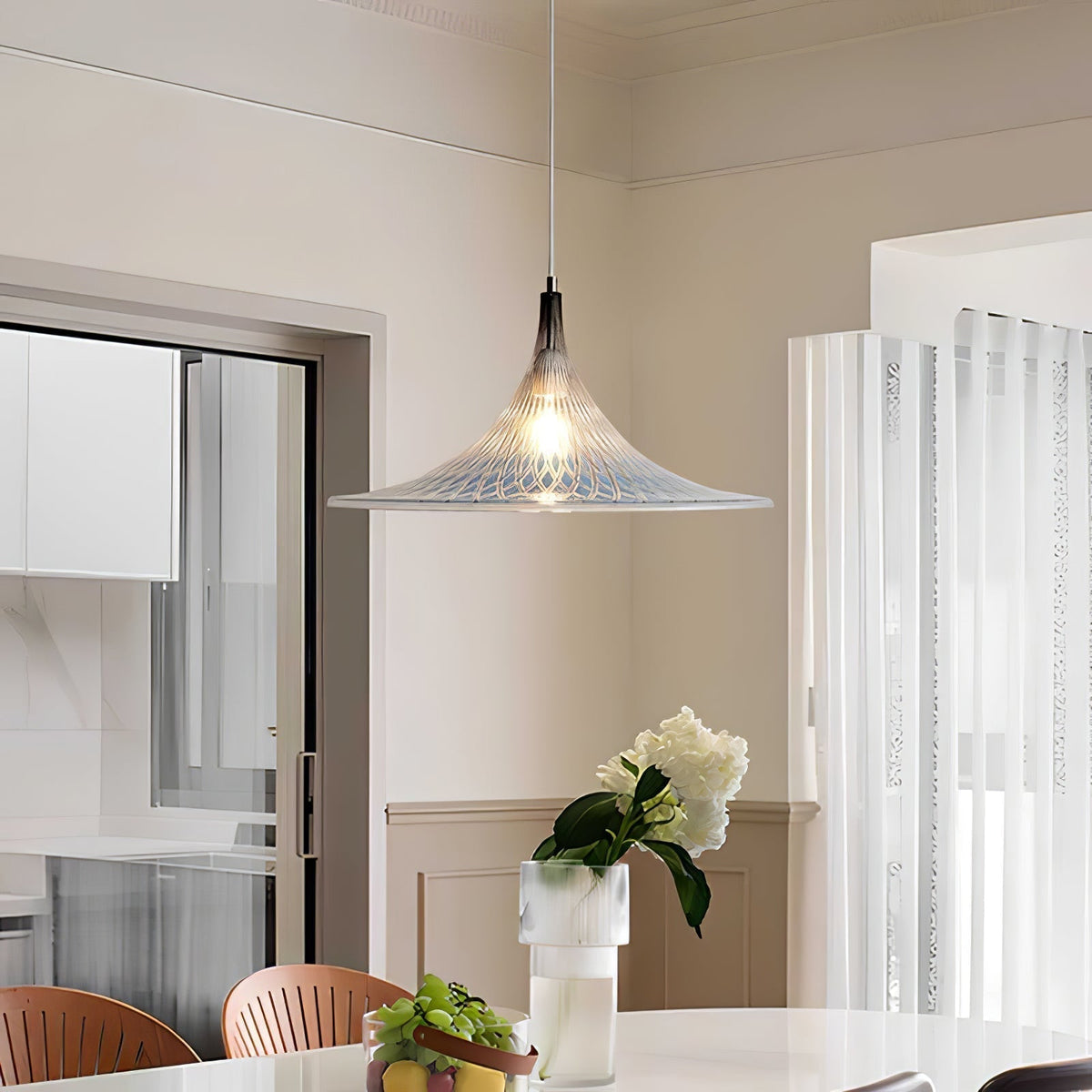 Calire Premium Nordic Art Pendentif Lumière - Neutralighting