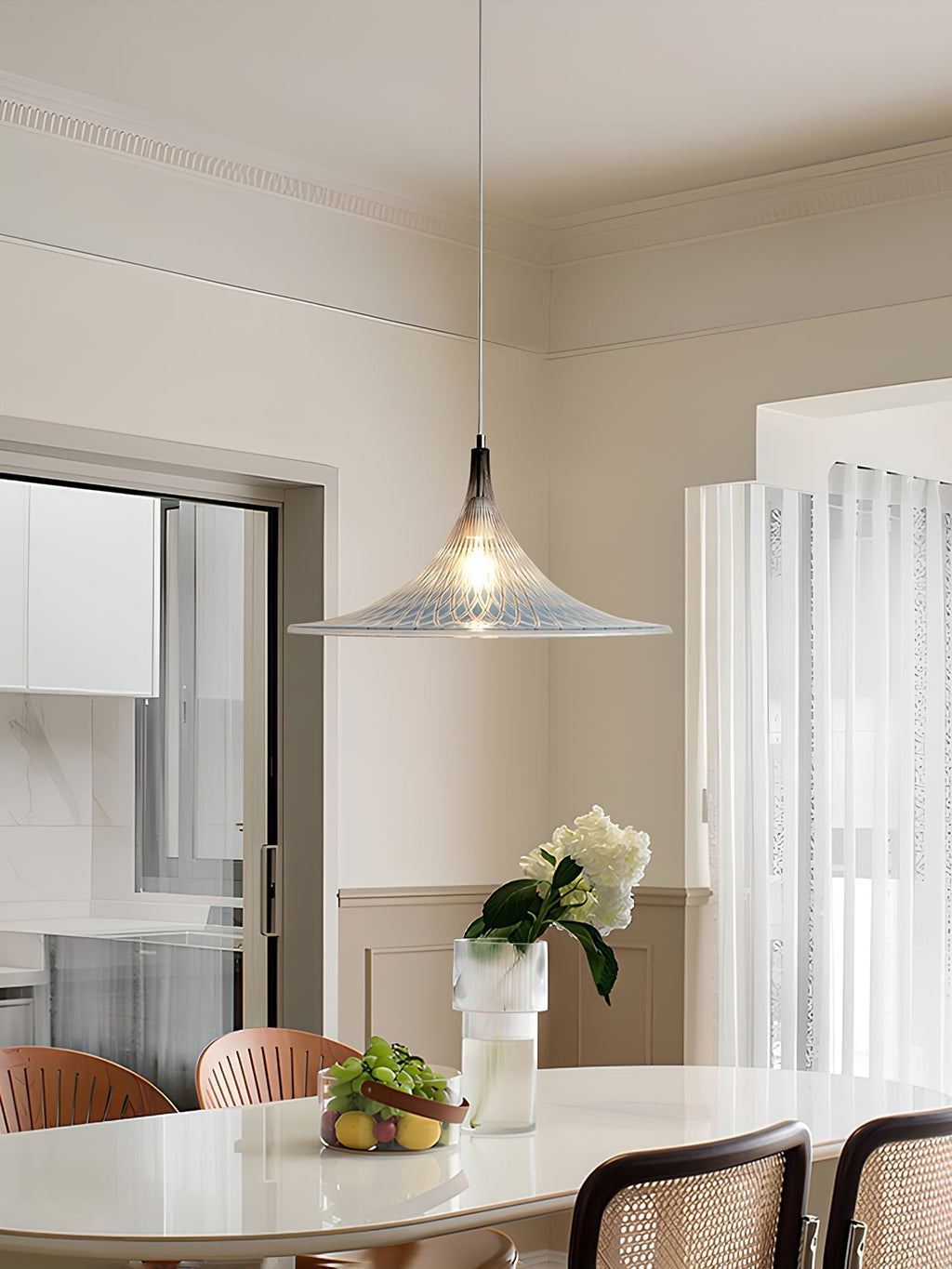 Calire Premium Nordic Art Pendentif Lumière - Neutralighting