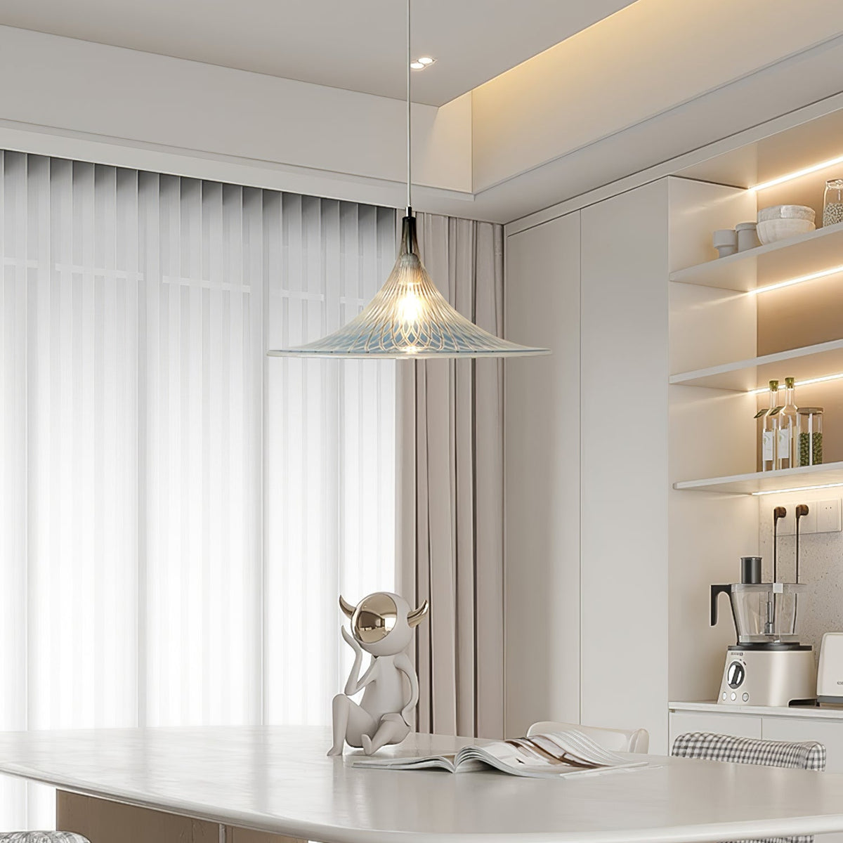 Calire Premium Nordic Art Pendentif Lumière - Neutralighting