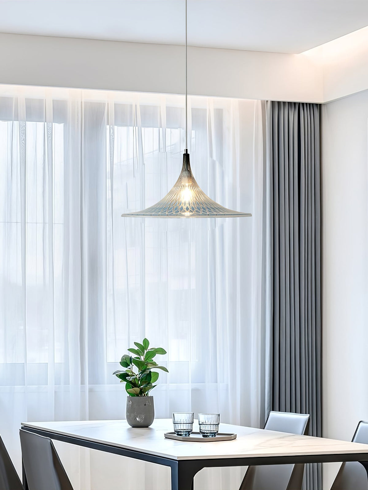 Calire Premium Nordic Art Pendentif Lumière - Neutralighting
