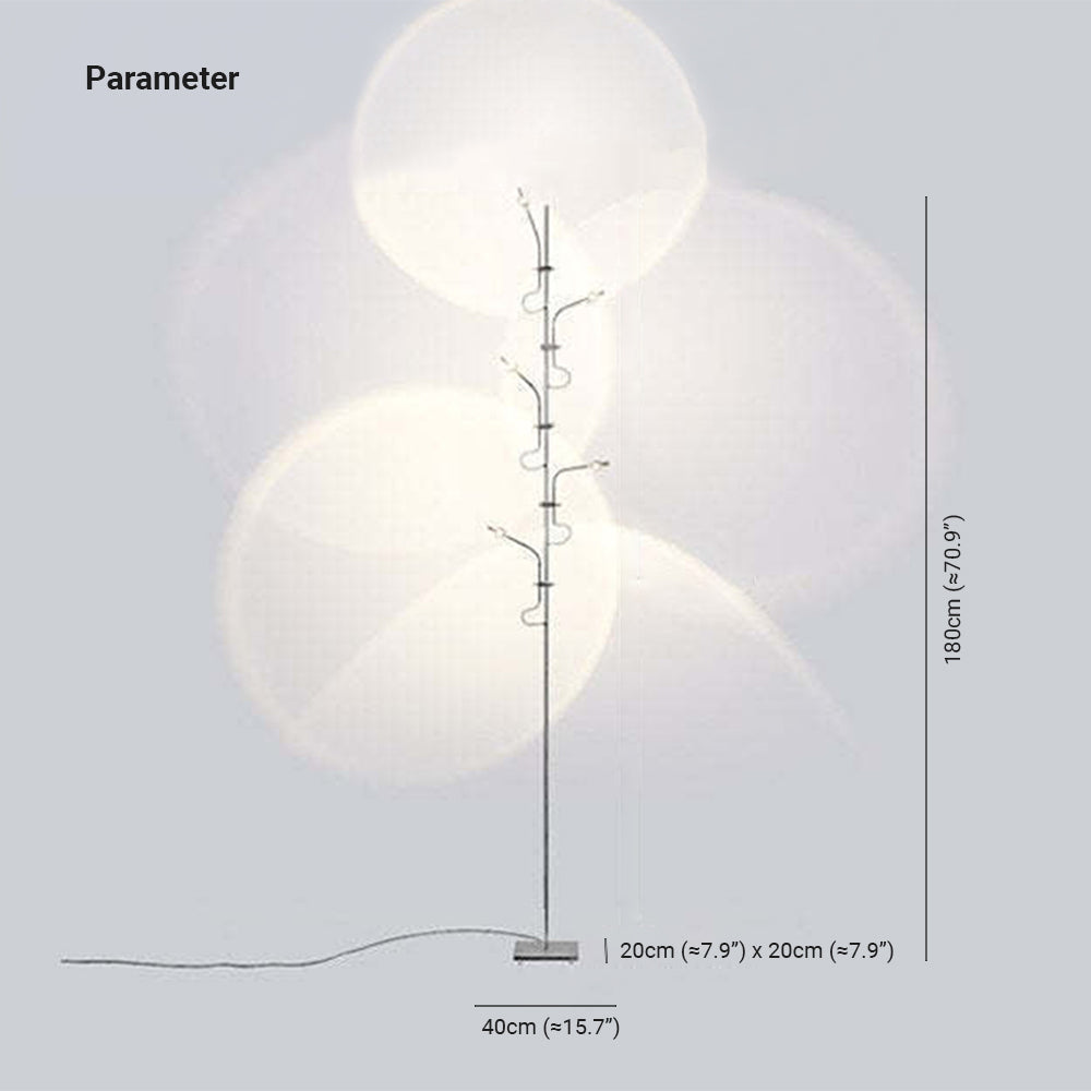 Mira Lampadaire Linéaire Minimaliste, Blanc Chaud/Naturel, Salon - Neutralighting
