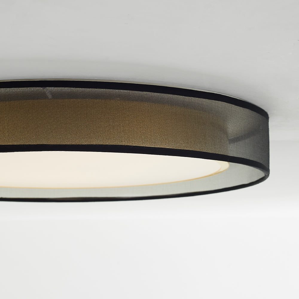 Arisha Plafonnier Rond Moderne, Métal/Acrylique, Doré, Salon - Neutralighting
