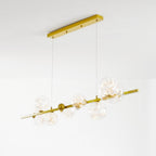 Valentina Suspension Boule Moderne, Métal/Verre, Doré/Noir, Salon - Neutralighting