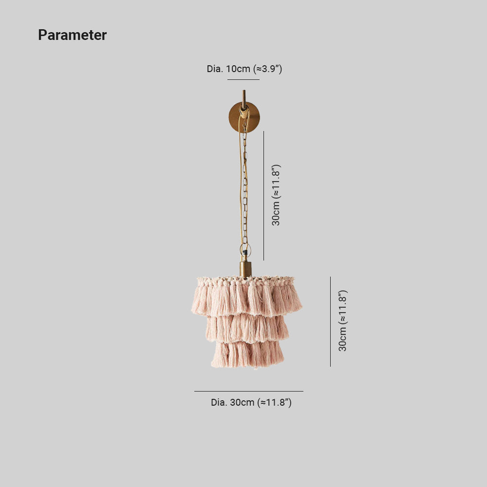 Ritta Suspension Nuage Retro, Metal/Tissu, Rose/Beige/Violet, Salon - Neutralighting