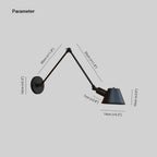 Epoch Applique Mural Pliable, Métal, Noir/Rouille, Bureau - Neutralighting
