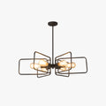 Silva Industriel LED Suspension Noir Métal Salon/Chambre À Coucher - Neutralighting