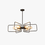 Silva Industriel LED Suspension Noir Métal Salon/Chambre À Coucher - Neutralighting