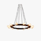 Silva Vintage LED Lustre Marron Métal Salon/Bar/Salle À Manger - Neutralighting