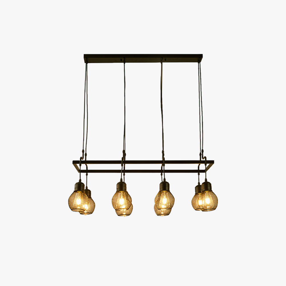 Silva Vintage Long Tête Multiple Lustre Salle À Manger/Salon/Bar - Neutralighting