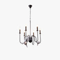Silva Vintage Lustre Noir Métal Chambre À Coucher/Café/Salon - Neutralighting