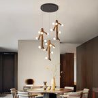Epoch Nordique LED Lustre Bois Salon/Salle À Manger/Chambre À Coucher - Neutralighting