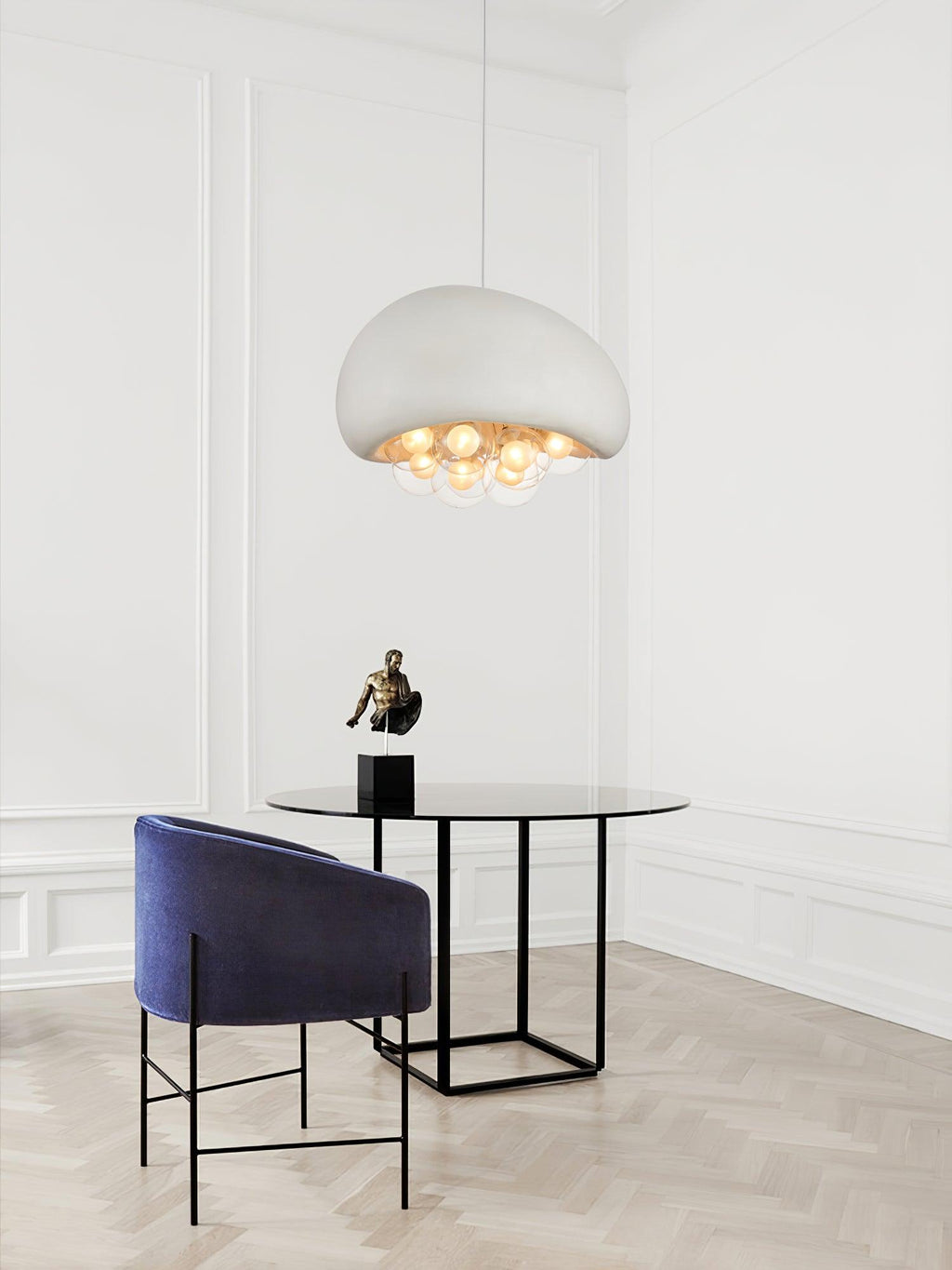 Khmara Bola Lampe Suspendue Bulle Organique - Neutralighting