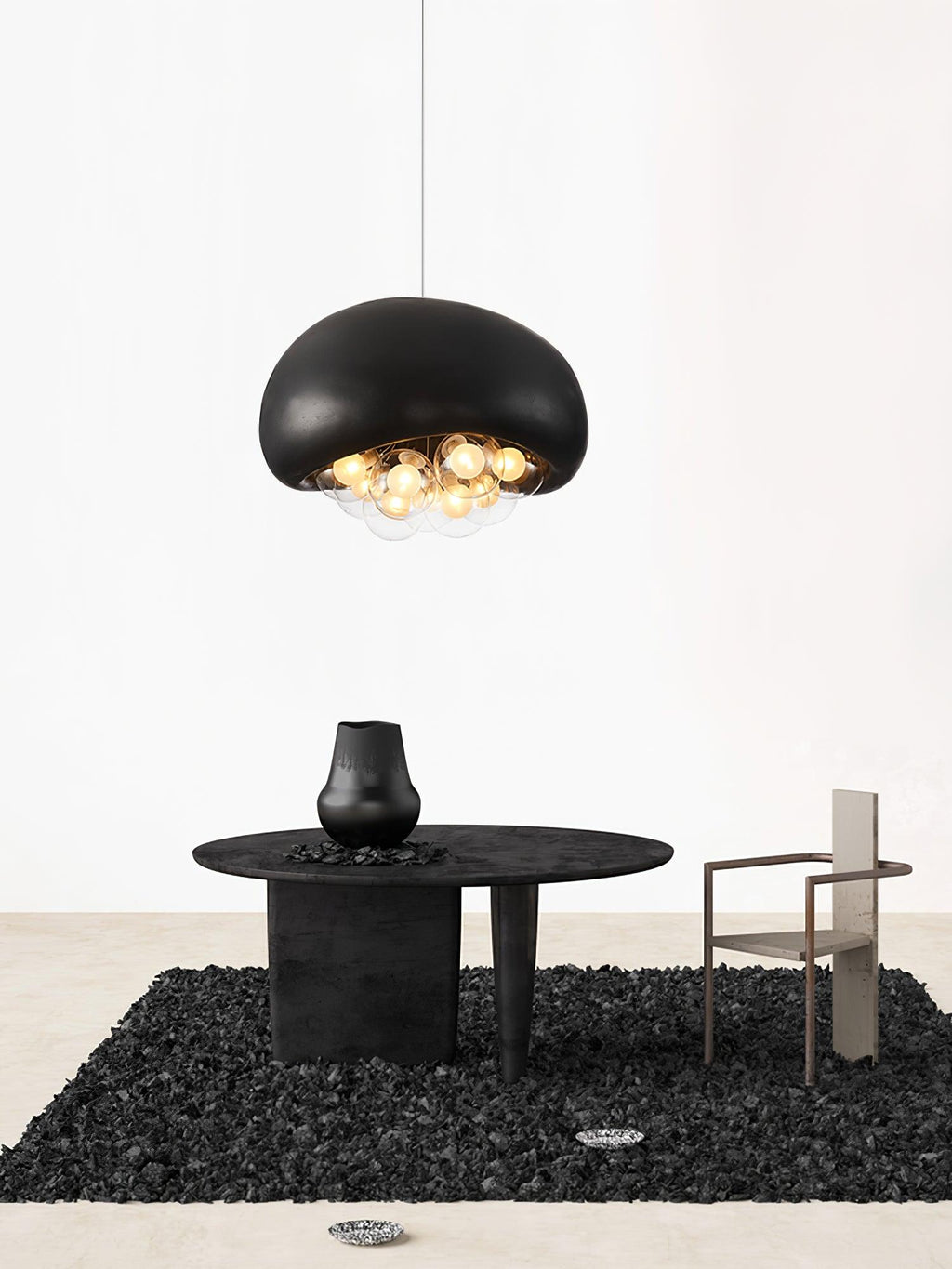 Khmara Bola Lampe Suspendue Bulle Organique - Neutralighting