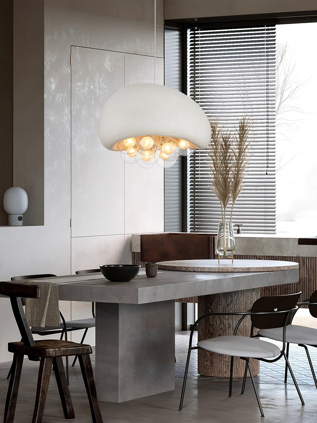 Khmara Bola Lampe Suspendue Bulle Organique - Neutralighting