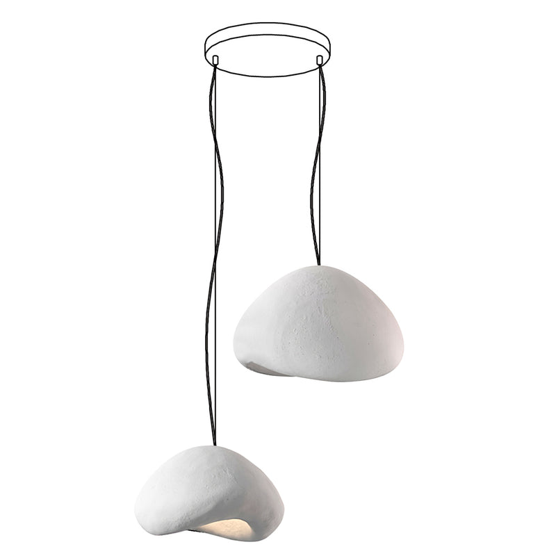 Lustra Chandelier Combinaison Rugueuse Wabi-Sabi - Neutralighting