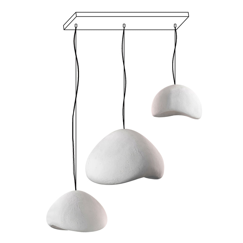 Lustra Chandelier Combinaison Rugueuse Wabi-Sabi - Neutralighting