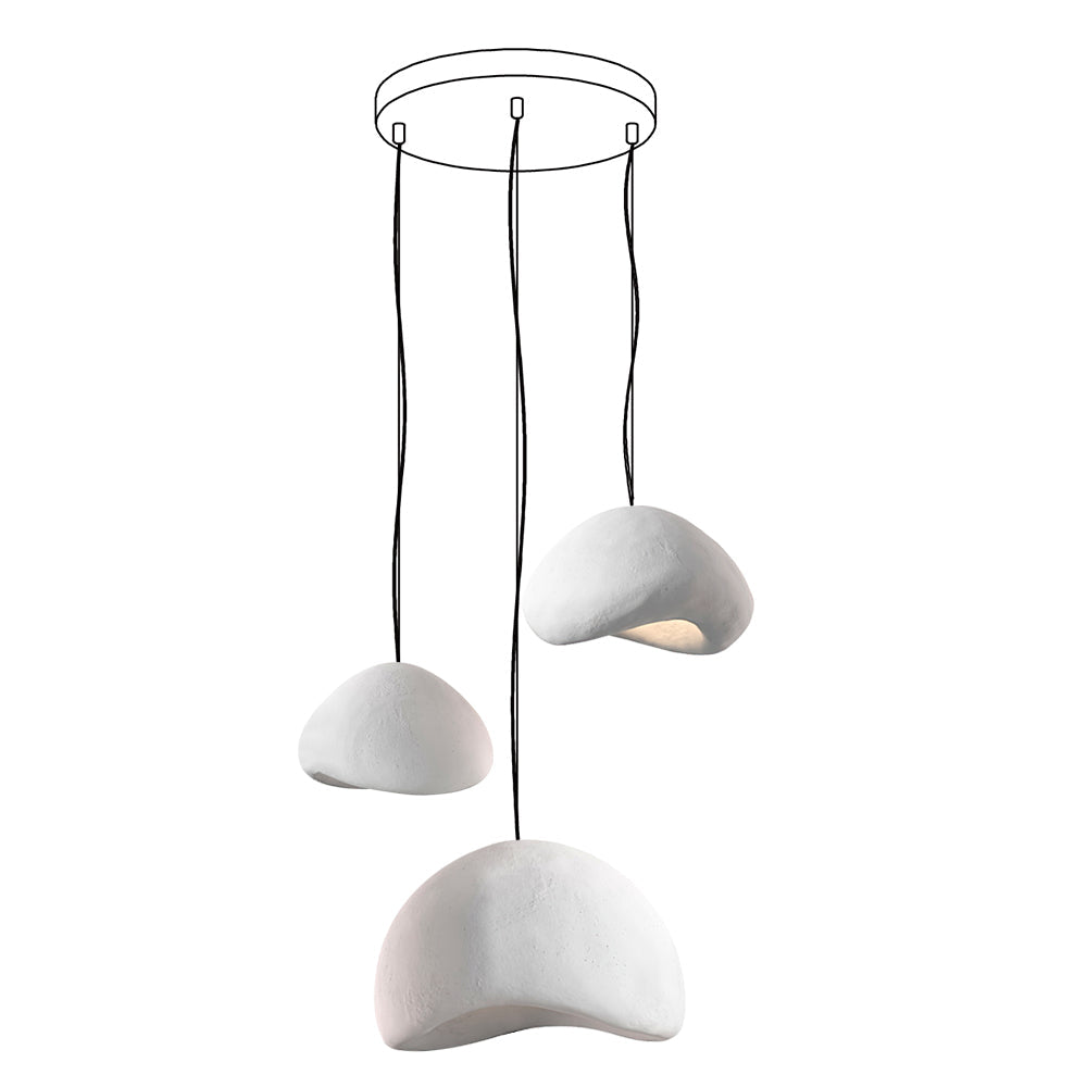 Lustra Chandelier Combinaison Rugueuse Wabi-Sabi - Neutralighting