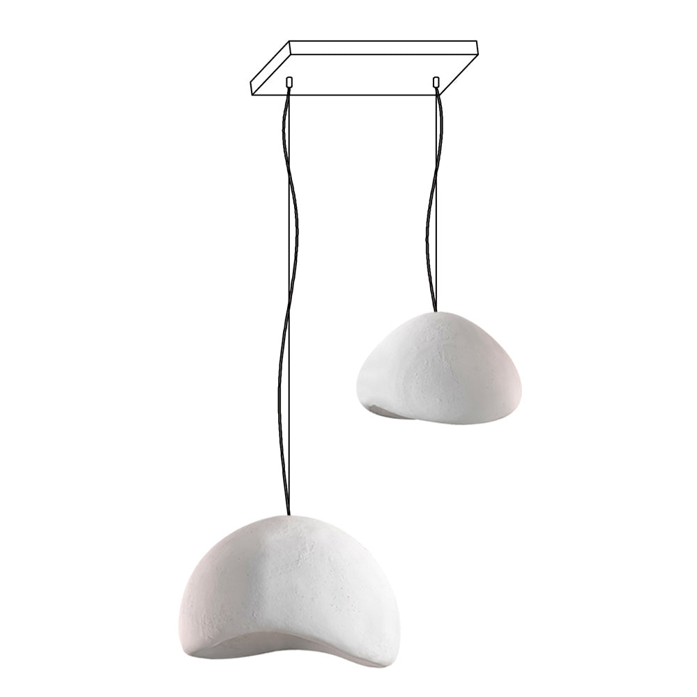 Lustra Chandelier Combinaison Rugueuse Wabi-Sabi - Neutralighting