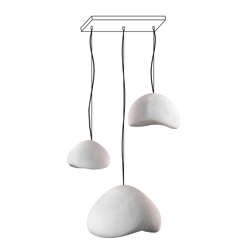 Lustra Chandelier Combinaison Rugueuse Wabi-Sabi - Neutralighting