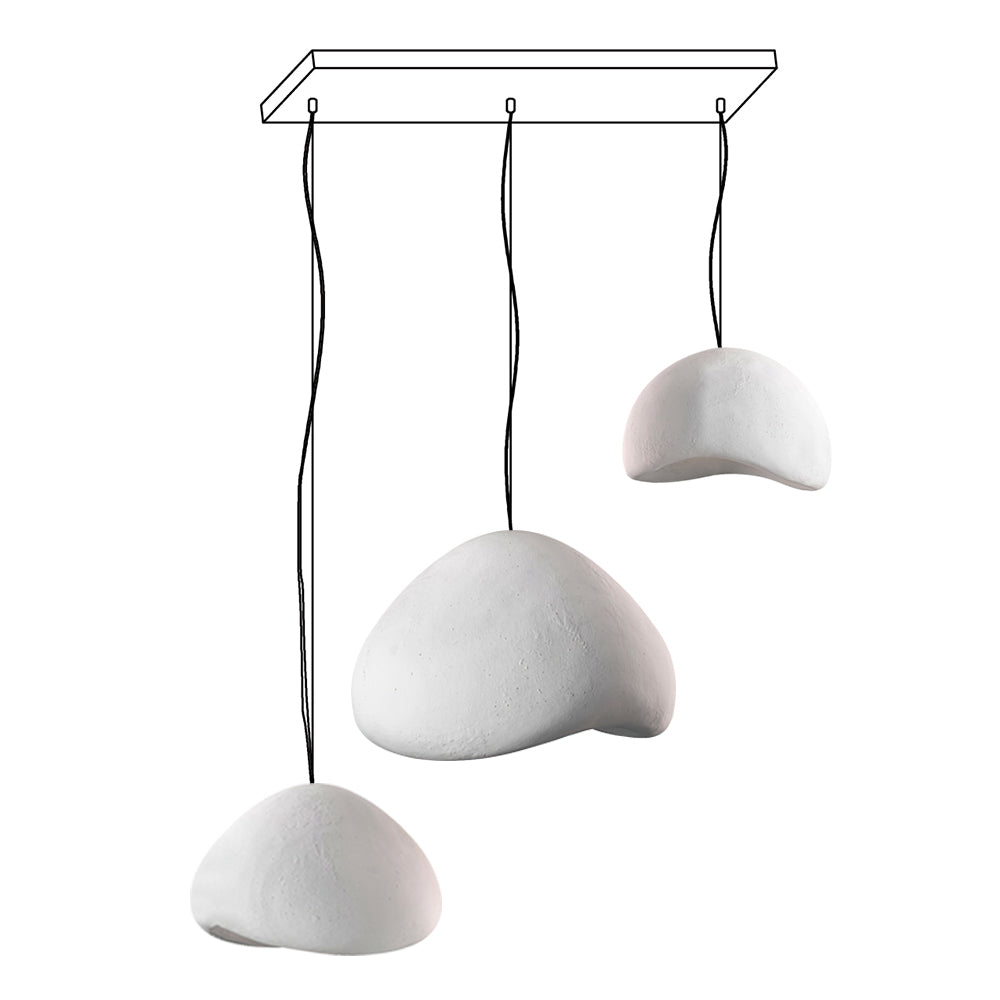 Lustra Chandelier Combinaison Rugueuse Wabi-Sabi - Neutralighting