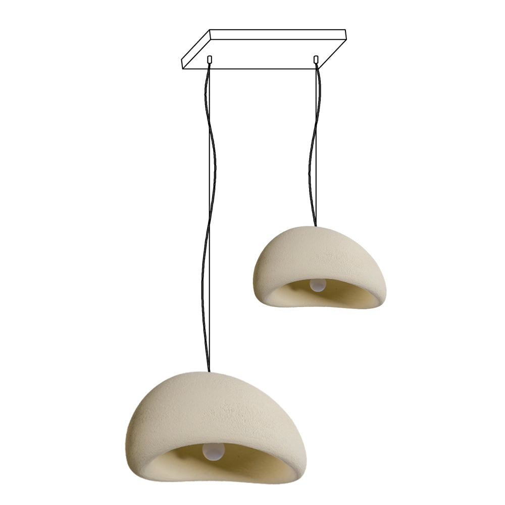 Lustra Chandelier Combinaison Rugueuse Wabi-Sabi - Neutralighting