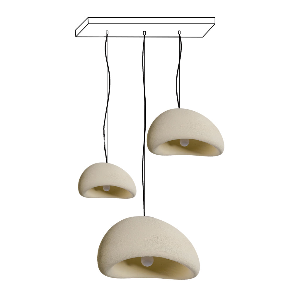 Lustra Chandelier Combinaison Rugueuse Wabi-Sabi - Neutralighting