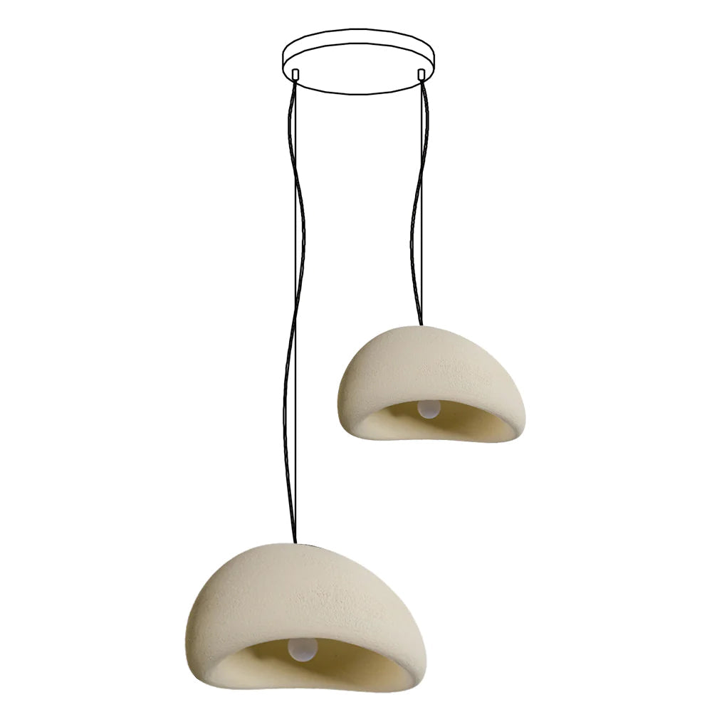 Lustra Chandelier Combinaison Rugueuse Wabi-Sabi - Neutralighting