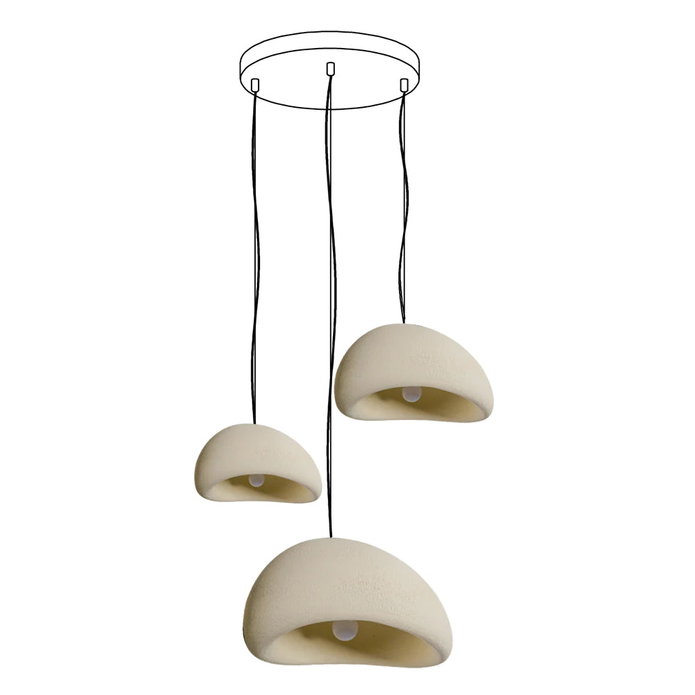 Lustra Chandelier Combinaison Rugueuse Wabi-Sabi - Neutralighting