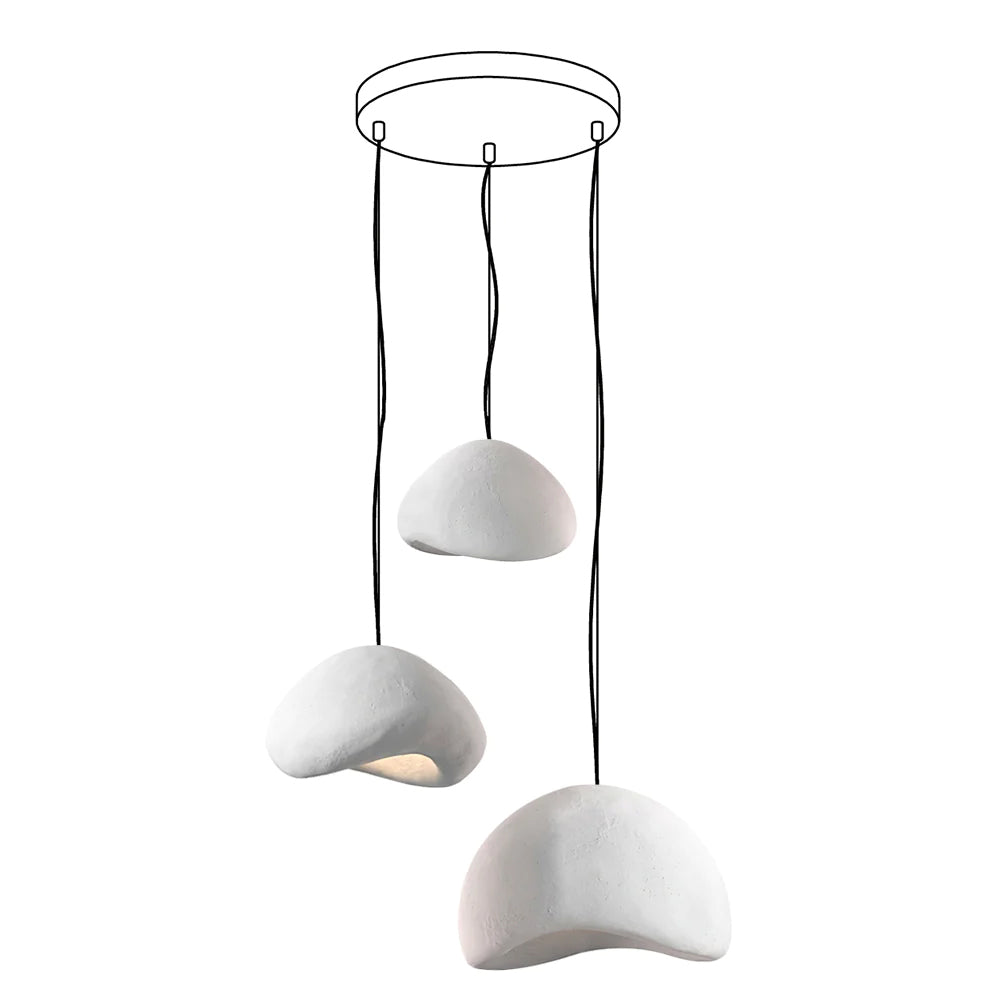 Lustra Chandelier Combinaison Rugueuse Wabi-Sabi - Neutralighting