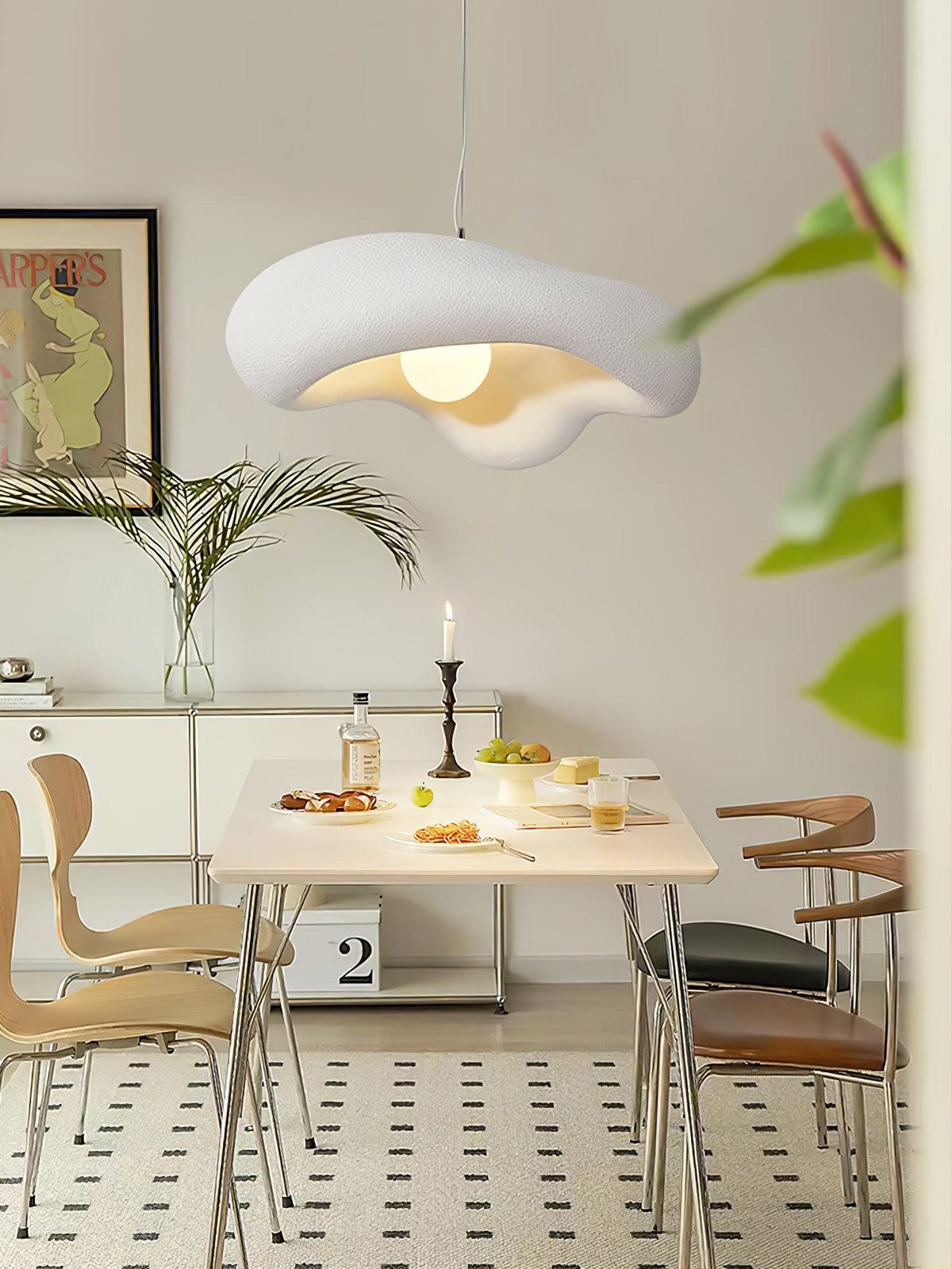 Glinten Suspension en résine de forme organique pour intérieurs modernes Naturel - Neutralighting