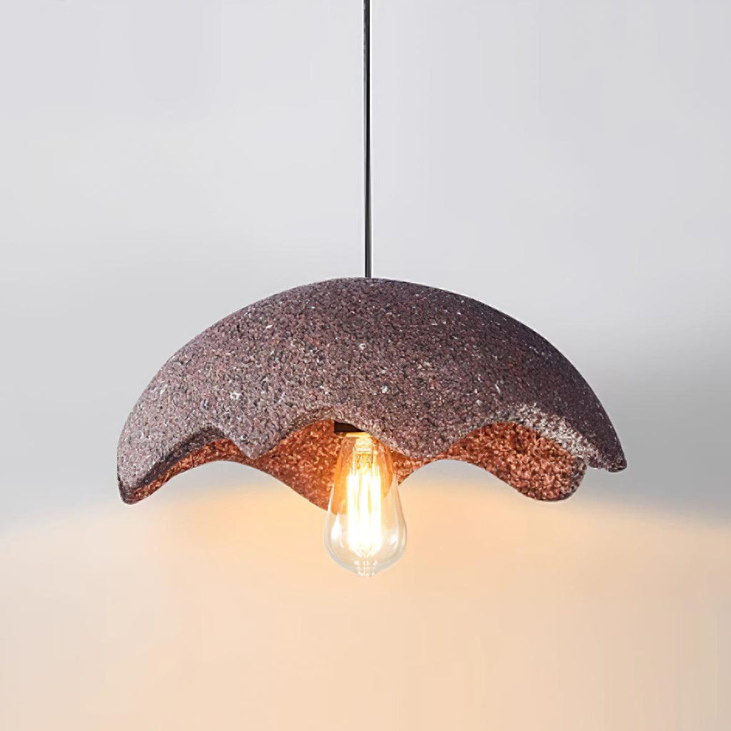 Zuko Lampe Pendante Évasée Texturée Organique - Neutralighting
