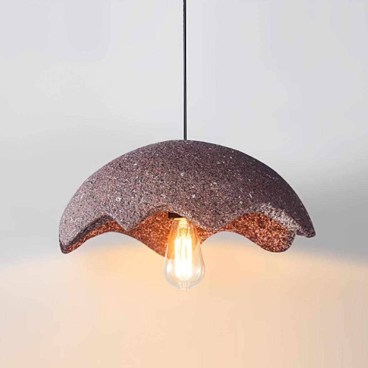 Zuko Lampe Pendante Évasée Texturée Organique - Neutralighting
