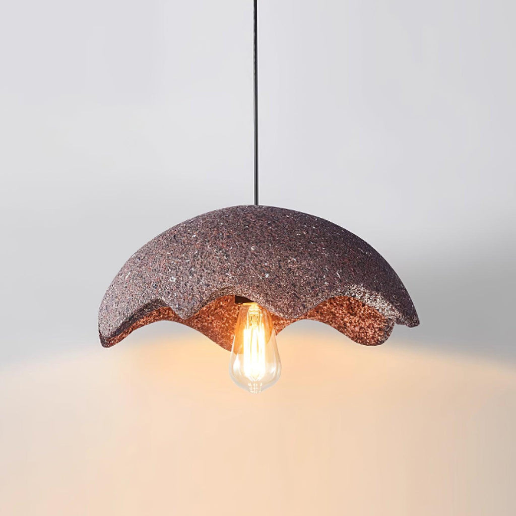Zuko Lampe Pendante Évasée Texturée Organique - Neutralighting