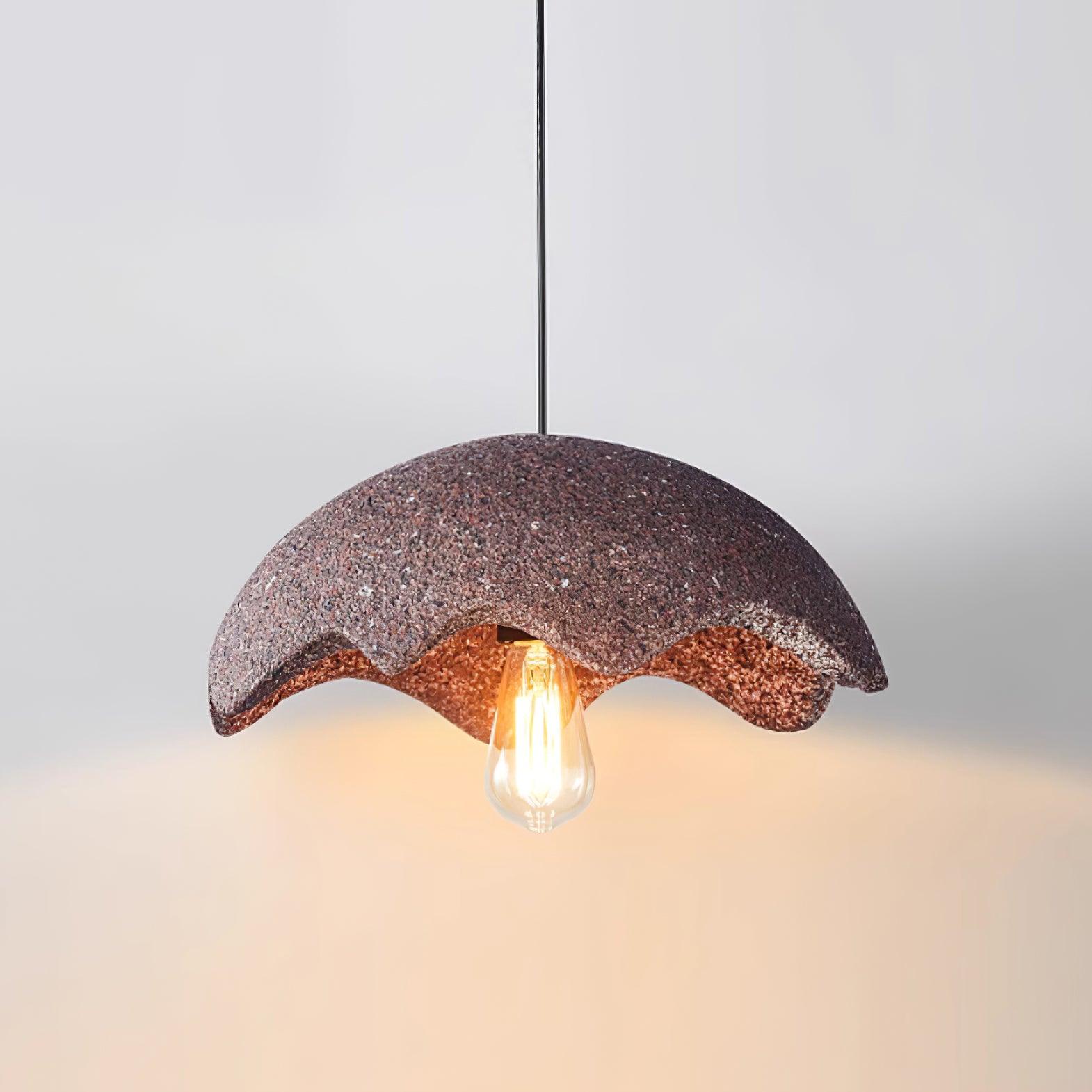 Zuko Lampe Pendante Évasée Texturée Organique - Neutralighting