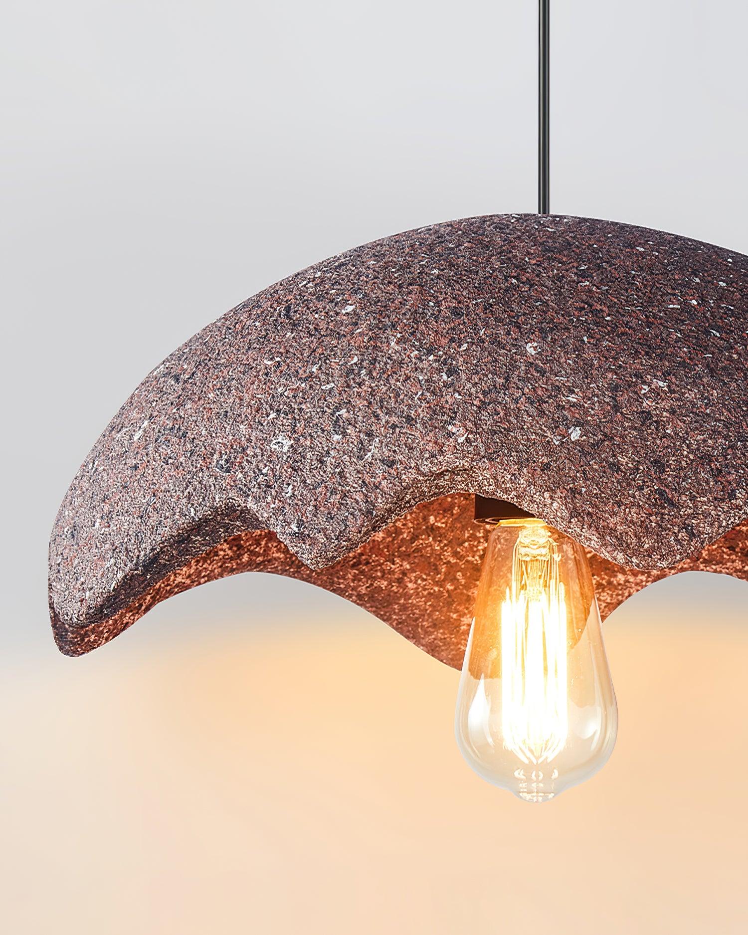 Zuko Lampe Pendante Évasée Texturée Organique - Neutralighting
