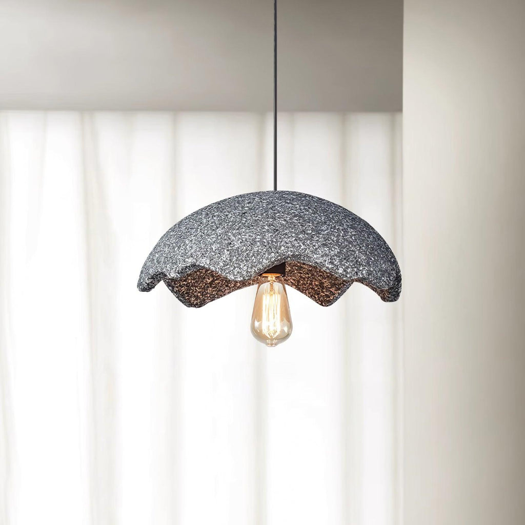 Zuko Lampe Pendante Évasée Texturée Organique - Neutralighting