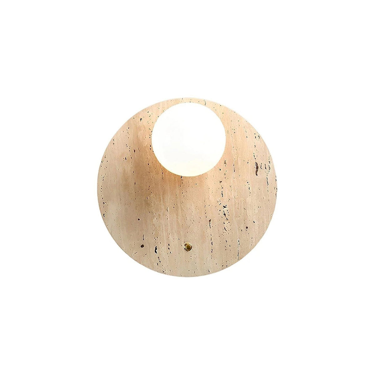 Alcareth Applique Murale Minimaliste Travertin Wabi - Neutralighting