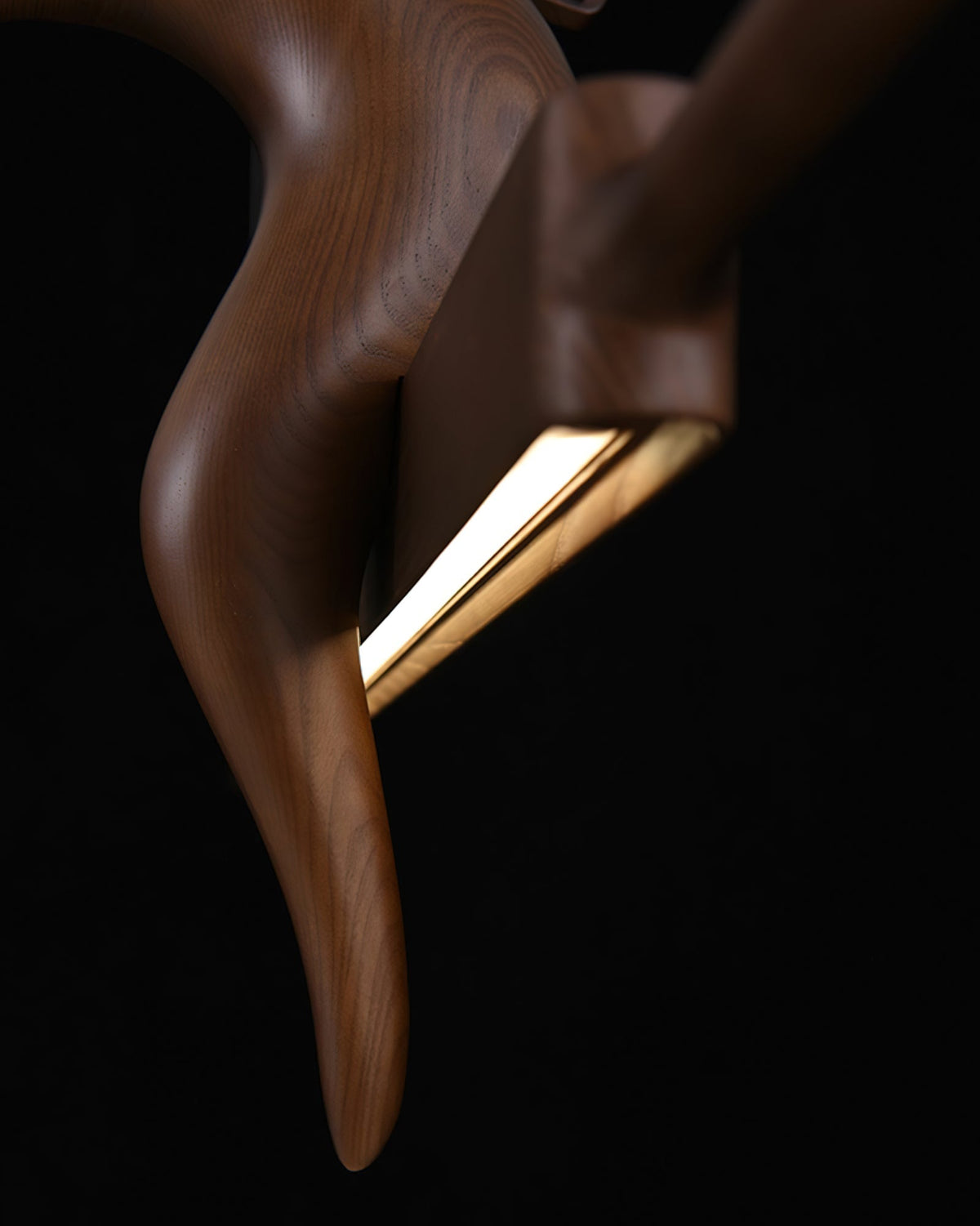 Varinisra Sculptural Oak Pendant Light - Neutralighting