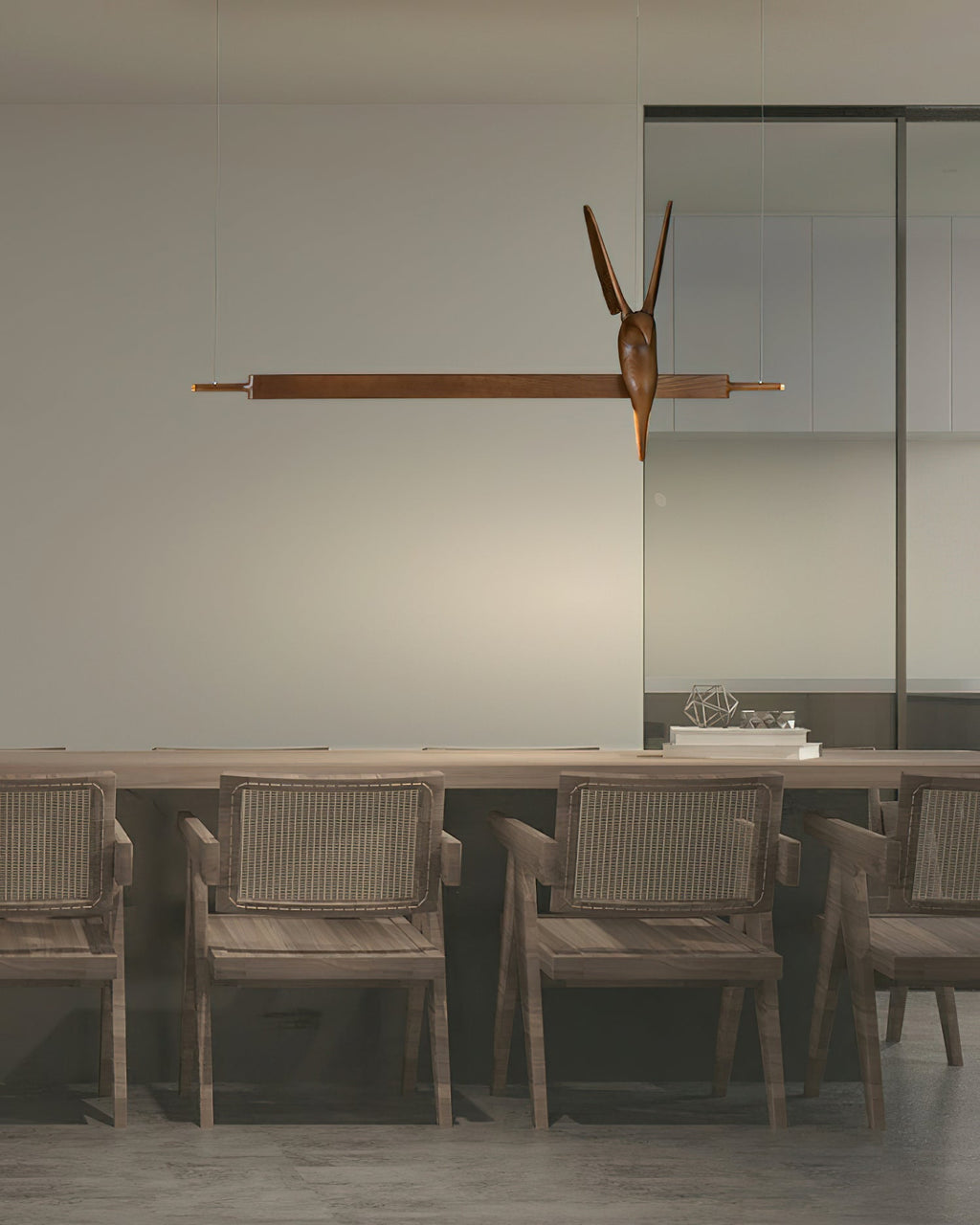Varinisra Sculptural Oak Pendant Light - Neutralighting
