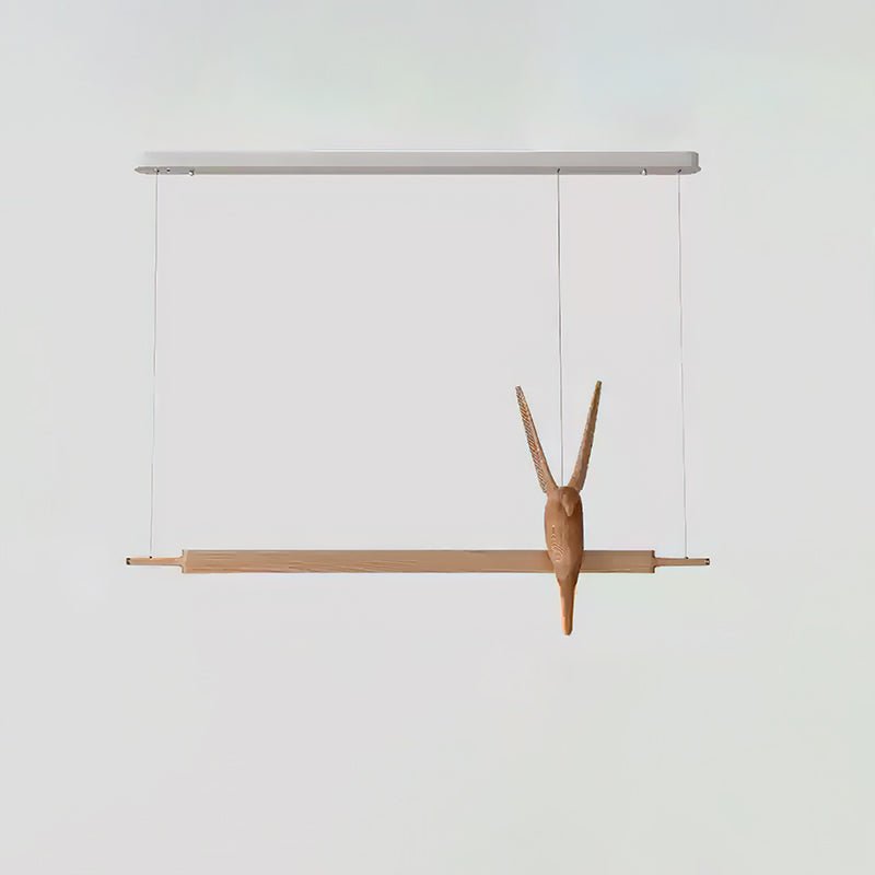 Varinisra Sculptural Oak Pendant Light - Neutralighting