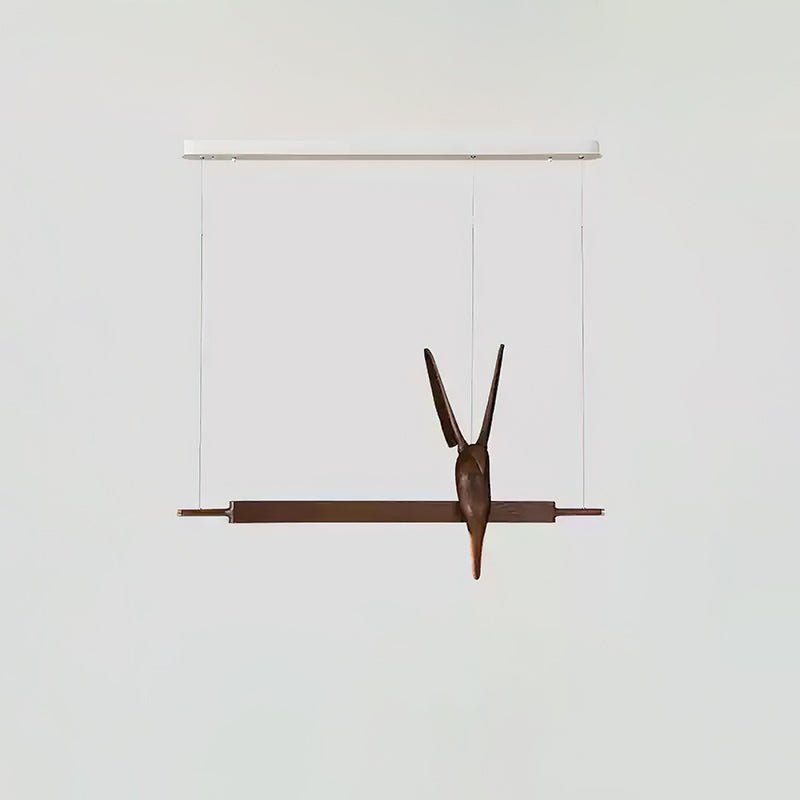 Varinisra Sculptural Oak Pendant Light - Neutralighting