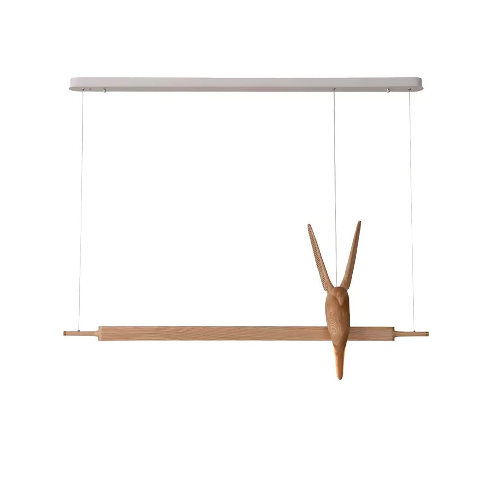 Varinisra Sculptural Oak Pendant Light - Neutralighting
