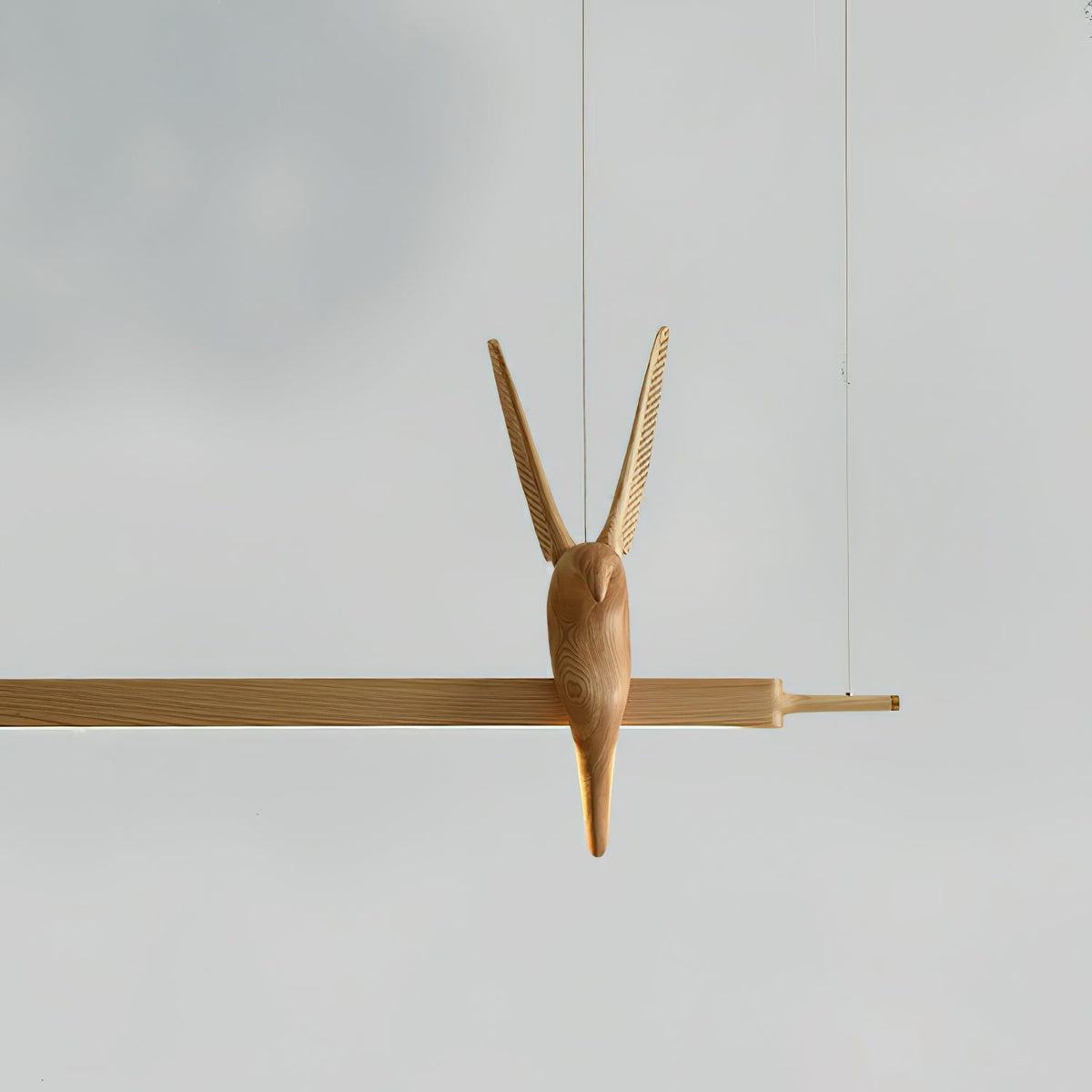 Varinisra Sculptural Oak Pendant Light - Neutralighting