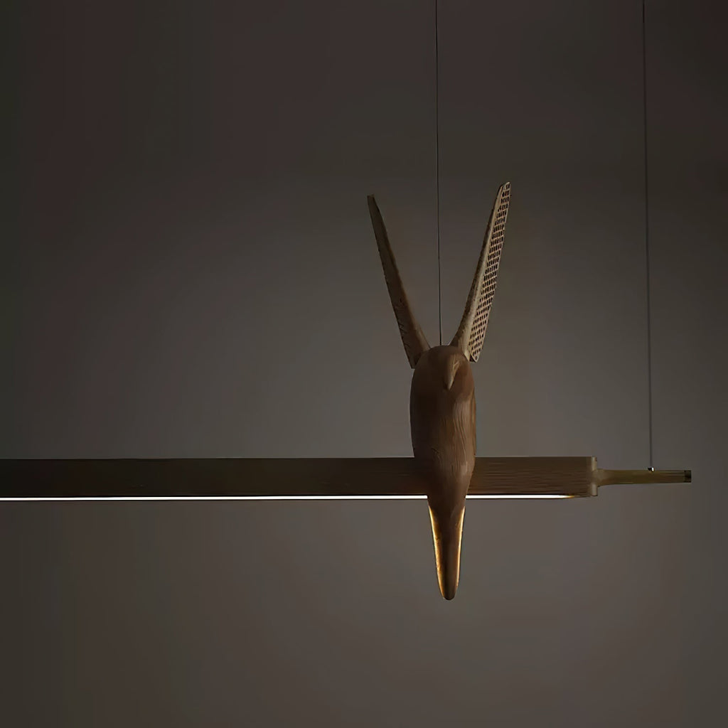 Varinisra Sculptural Oak Pendant Light - Neutralighting